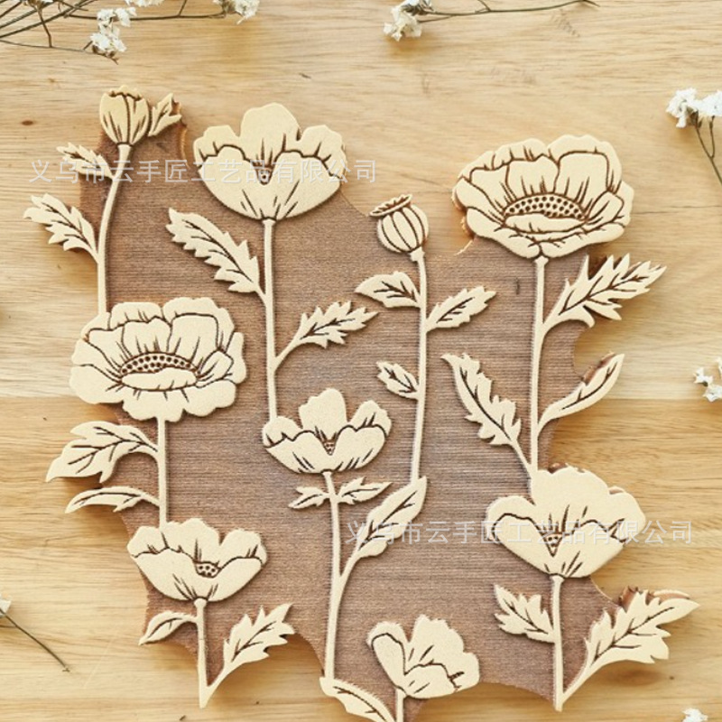 Herbarium Stamp Kit amazon新品植物標本印鑑手作りキャンバスバッグDIY印鑑|undefined