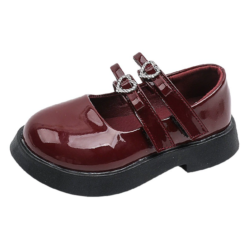 Детские кожаные туфли 2025 года, весенне-осенняя новинка, мягкие туфли для девочек постарше, сценические туфли, детские балетки