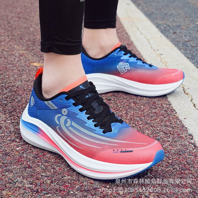 Summer breathable shock-absorbing carbon plate for men and women for training, sports shoes for beloved