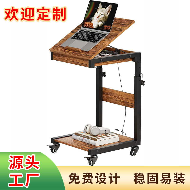 Movable Bedside Table Lift Bedroom Home Simple Study Student Dormitory Study Table Lazy Computer Table