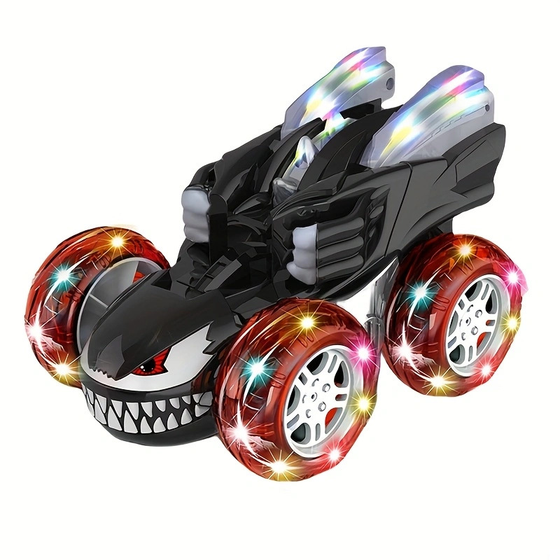 Cross-border 2.4G veneno acrobacias carro de rol juguetes para niños F1 360 grados veneno y ruido carro de control remoto