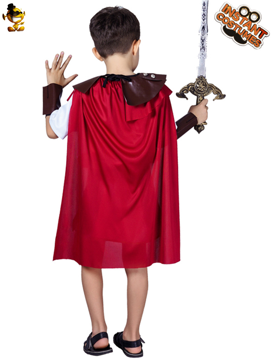 Los niños romano Guerrero traje de Halloween traje mascarada niño romano Guerrero fiesta traje