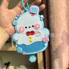 恋と深空秦徹黎深笑顔雪だるま不織布ストラップ
