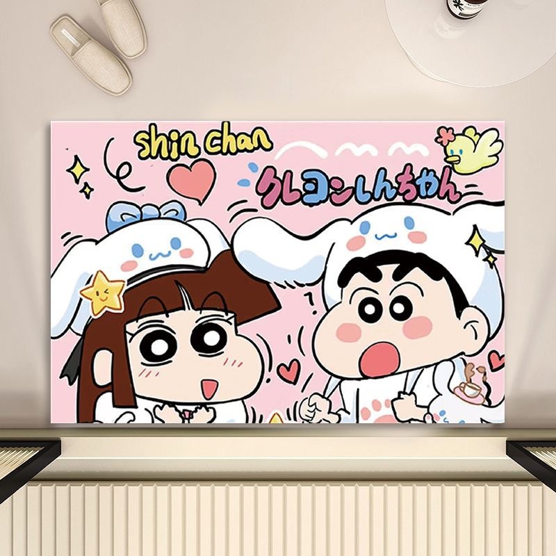蜡笔小新家用卧室浴室吸水易打理卫生间速干地垫门口厕所脚垫地垫