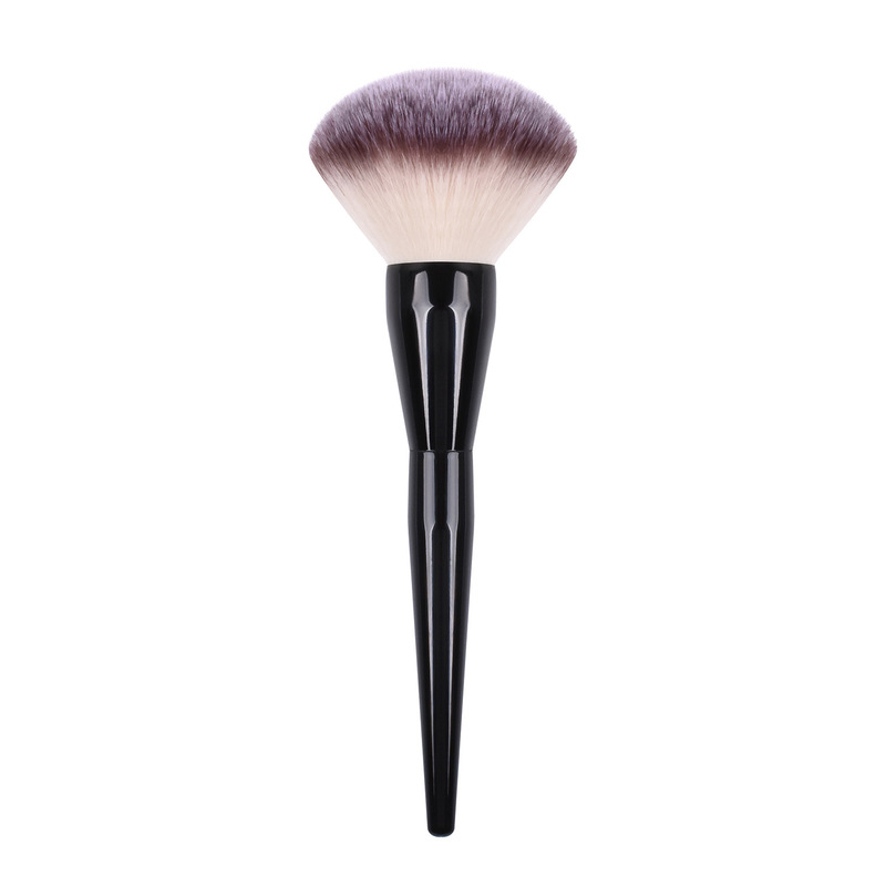 Extra-Large Loose Powder Brush Ut211, Black Makeup Brush for Setting Powder, Single Cross-Border Brush Tool