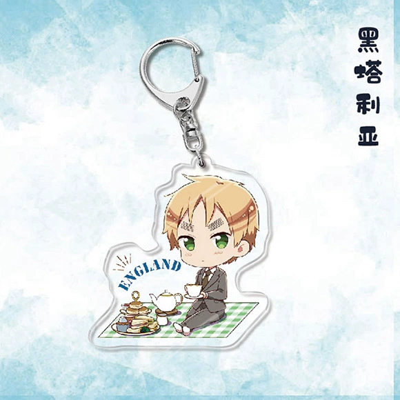 Акриловый брелок для ключей хранитель Hetalia подвеска, двусторонняя ~6 см, подарок аниме кампус (серия Francis)