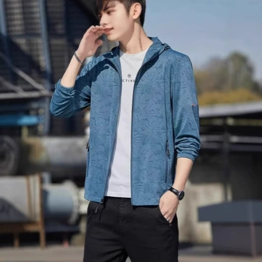 Summer silk thin sun protection clothing, breathable windbreaker for leisure, UV protection