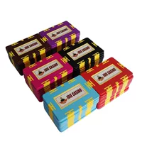 JOIE CASINO квадратный чип монеты 6 Цвет опционально квадратный кирпич без номинальной стоимости