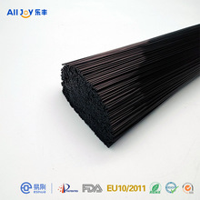 黑色PA66圆形直丝工业刷用丝 1.1x1220mm