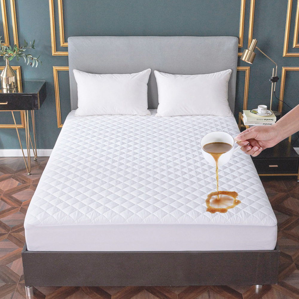 Bleachy diamond seam TPU urine waterproof beds