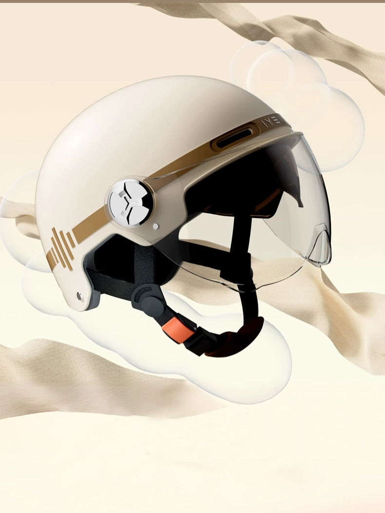 3C Certified Helmet for Women, Electric Bike Summer Helmet, Women's Sun Protection Helmet, Universal for All Seasons, 2026 New Model Helmet for Women's Motorcycles