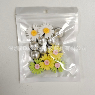 Bolsa de playa Bugg Bag 12 flores perlas DIY accesorios de moda bolsas de agujero Bugg hebilla image 8