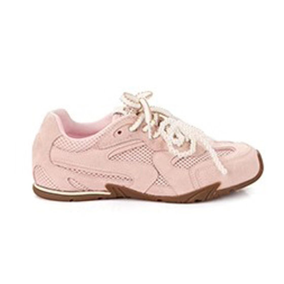 Grape mother with in stock leather increased pearl ballet virtue training shoes casual women's shoes plus size 41-43