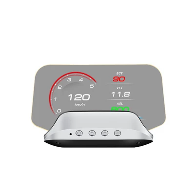 Vehicle HUD: no ghosting, portable high-definition