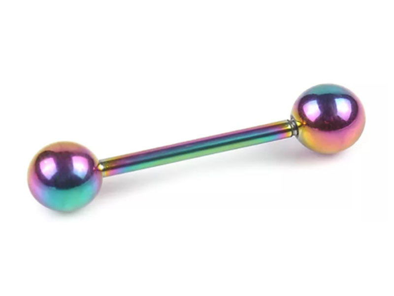 Tongue Ring Colorful 9