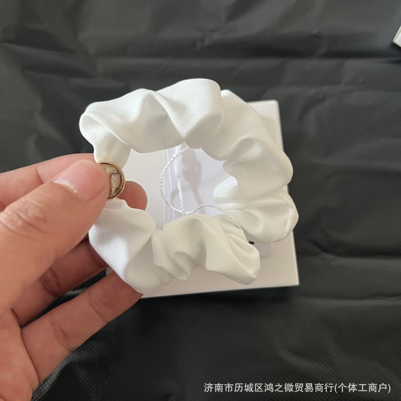 Lu's Chanel-Style Women's Logo Hair Tie, Yoga Sporty Ponytail Hair Rope, Fresh, Sweet, Simple, High Elasticity