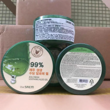 一般贸易韩国得鲜芦荟胶99晒后修复补水保湿凝胶无酒精绿色粉色