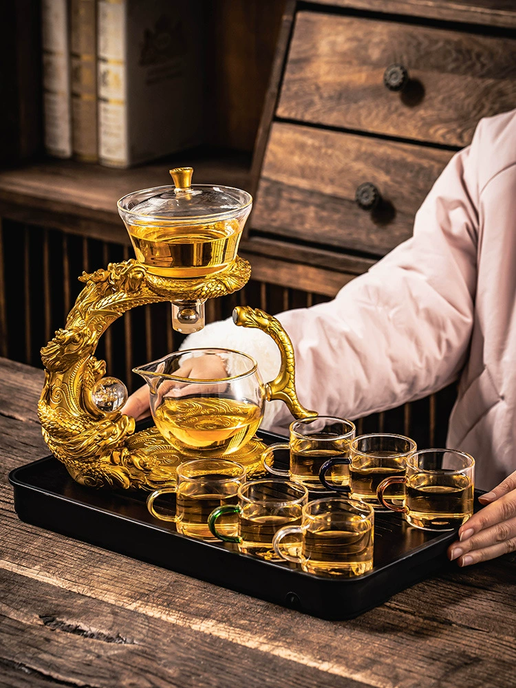 Glass automatic tea set for home use, high-end teapot, new collection