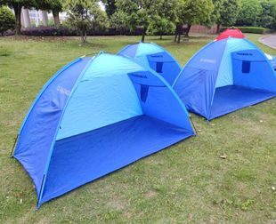 Outdoor Sunscreen Awning Tent Fully Automatic Camping Tent Free Construction 2 Seconds Speed Open 2 Person Beach Canopy Fishing Tent