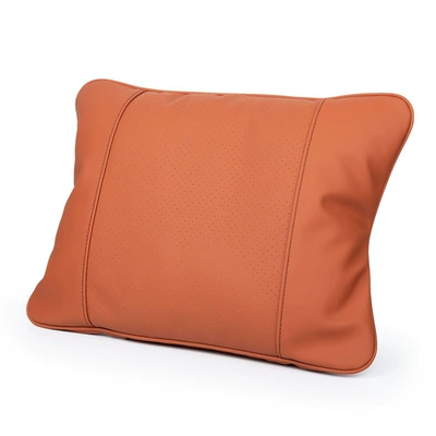 Headrest Car Headrest and Waist Pillow - li-auto-lumbar-support-pillow-original-car-leather-style-orange-1-piece-standard