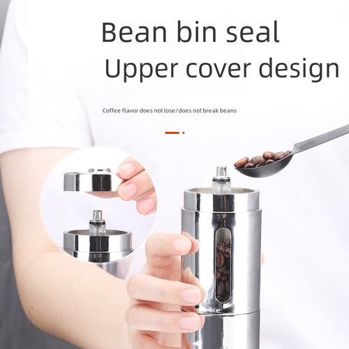 Cross-border hand-crank coffee grinder, coffee mill DIY manual home portable hand coffee grinder