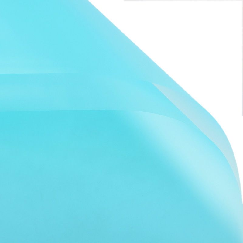 Flor de papel de embalaje material de plástico coreano impermeable ramo de papel de embalaje floristería floral color sólido coreano papel normal al por mayor