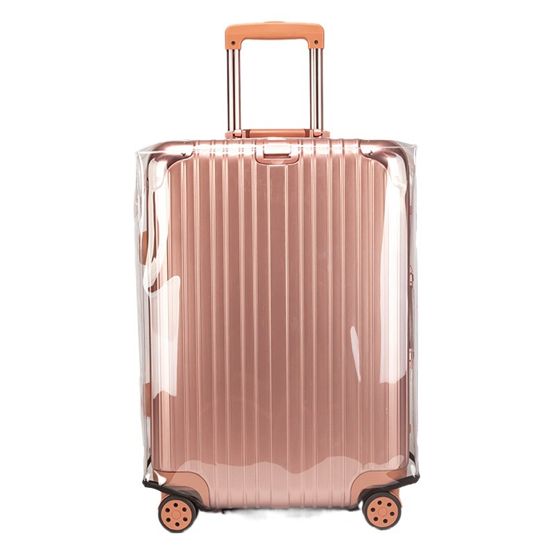 Funda protectora para equipaje, estuche de viaje, estuche transparente, estuche deportivo con ruedas grueso, resistente al desgaste e impermeable, cubierta antipolvo