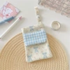 With bow, blue