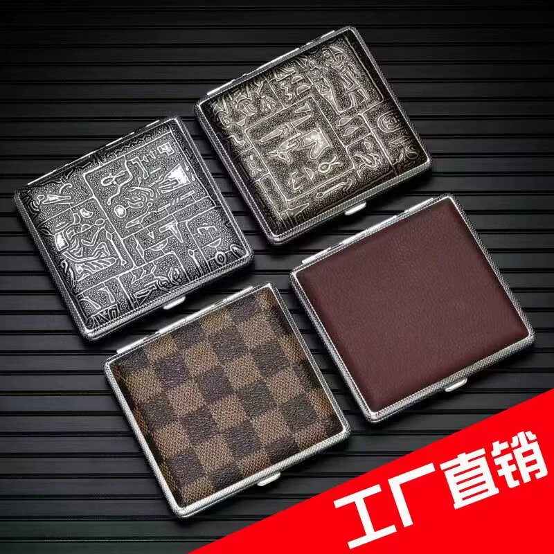 Новый портсигар с резинкой из 20 предметов, Ультратонкий Флип-флип, индивидуальный модный креативный мужской влагостойкий, устойчивый к давлению, Портативный Ультратонкий подарок