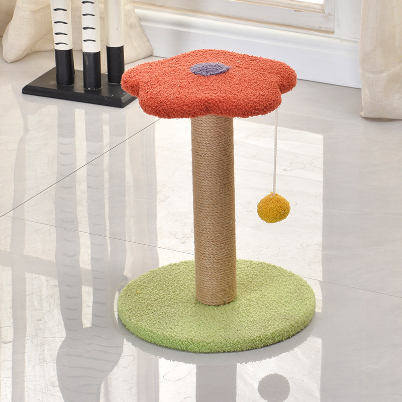 디스크 + 오렌지 꽃