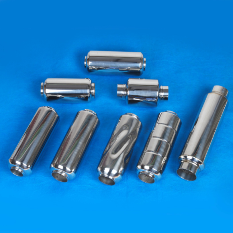 Manufacturer's In-Stock Wholesale Stainless Steel Mid-Section Modified Car Silencer Sound Resonator Exhaust Pipe Tailpipe