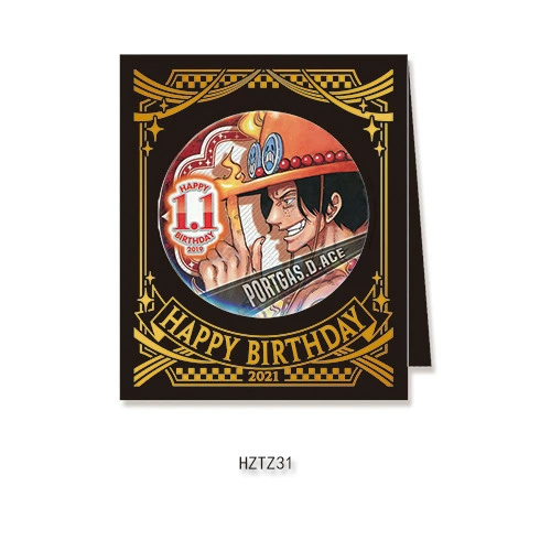 Бейдж дня рождения Comic Factory ONE PIECE Лuffy Zoro Chopper Sanji Nami стойка для бейджей на день рождения