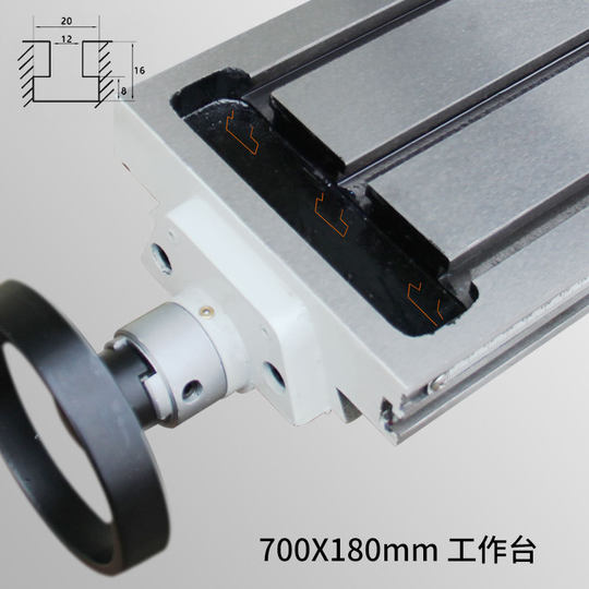 Direct Milling Machine ZX32G Bench Drill Small Household High Precision Multifunctional Industrial Metal Processing Drilling and Milling Machine