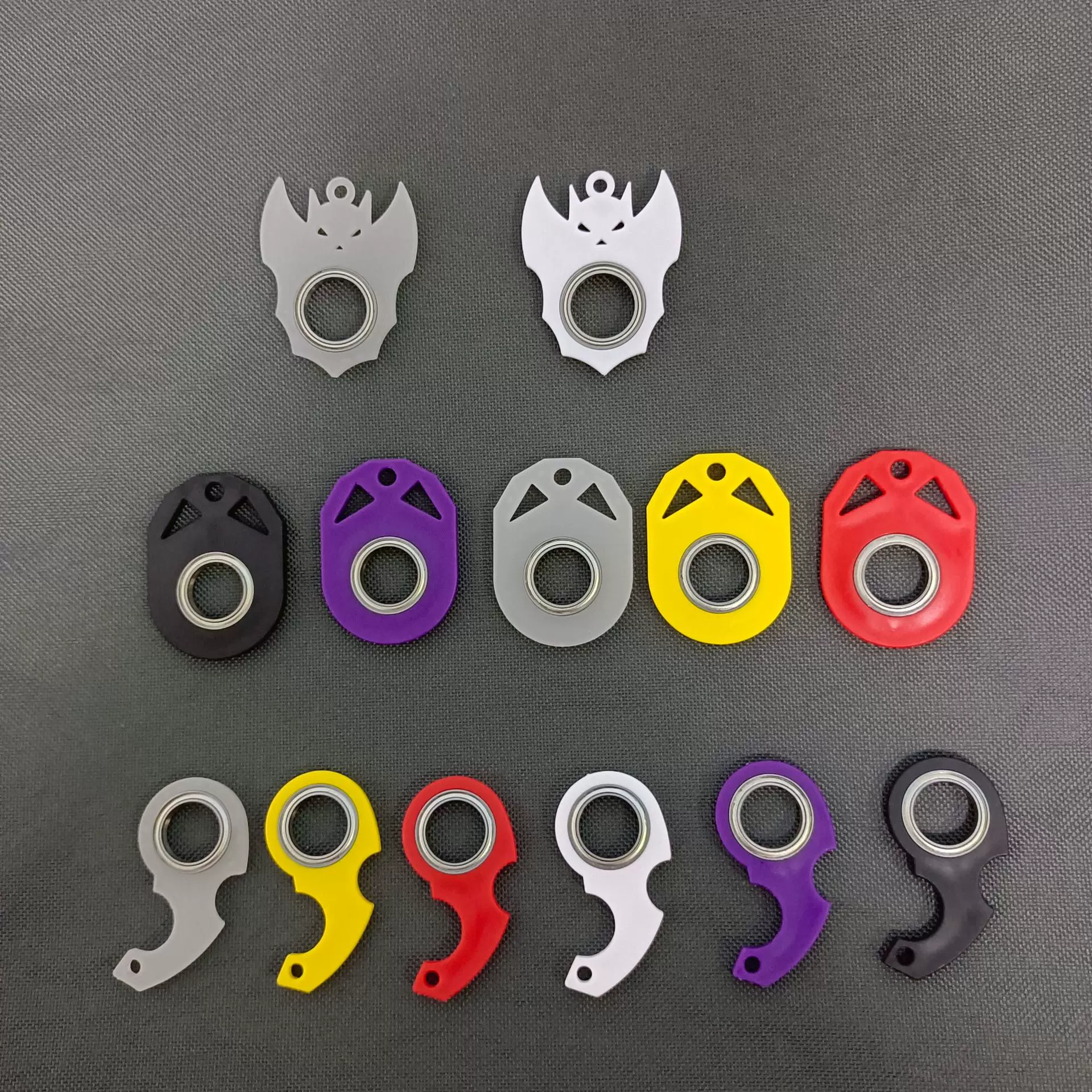 二代指尖旋转解压钥匙扣keychain fidget spinner陀螺玩具旋转
