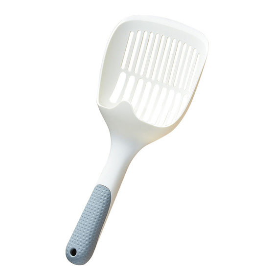 Yiwu factory hollow large pie can be long handle cat litter shovel physical store plastic cat excrement cat shovel simple pie cat litter shovel