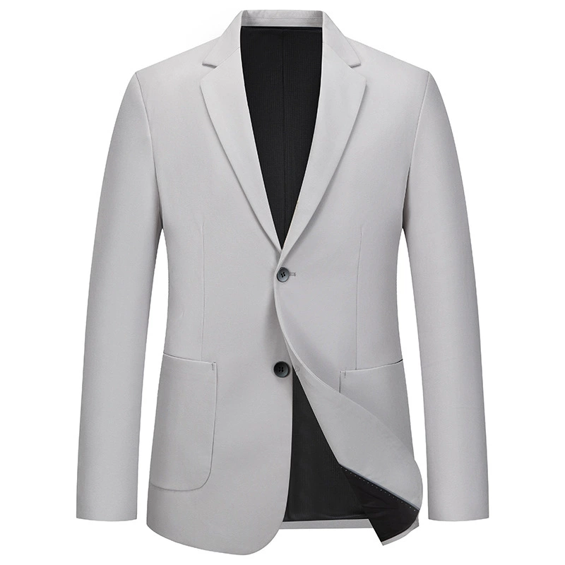 2024 весна и лето новый модный мужской повседневный костюм тонкий мужской однотонный костюм