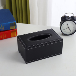Leather building materials Real Estate Hotel Hotel Paper Box hotel napkin advertising tissue box printed LOGO