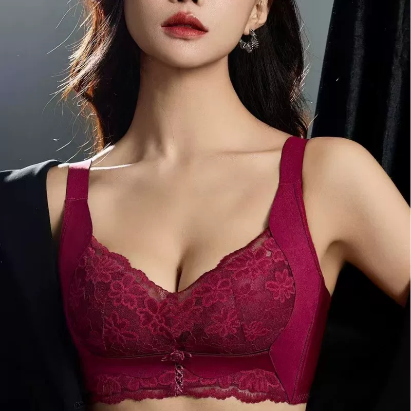 Push up bra, wireless bra, supporting lace underwear