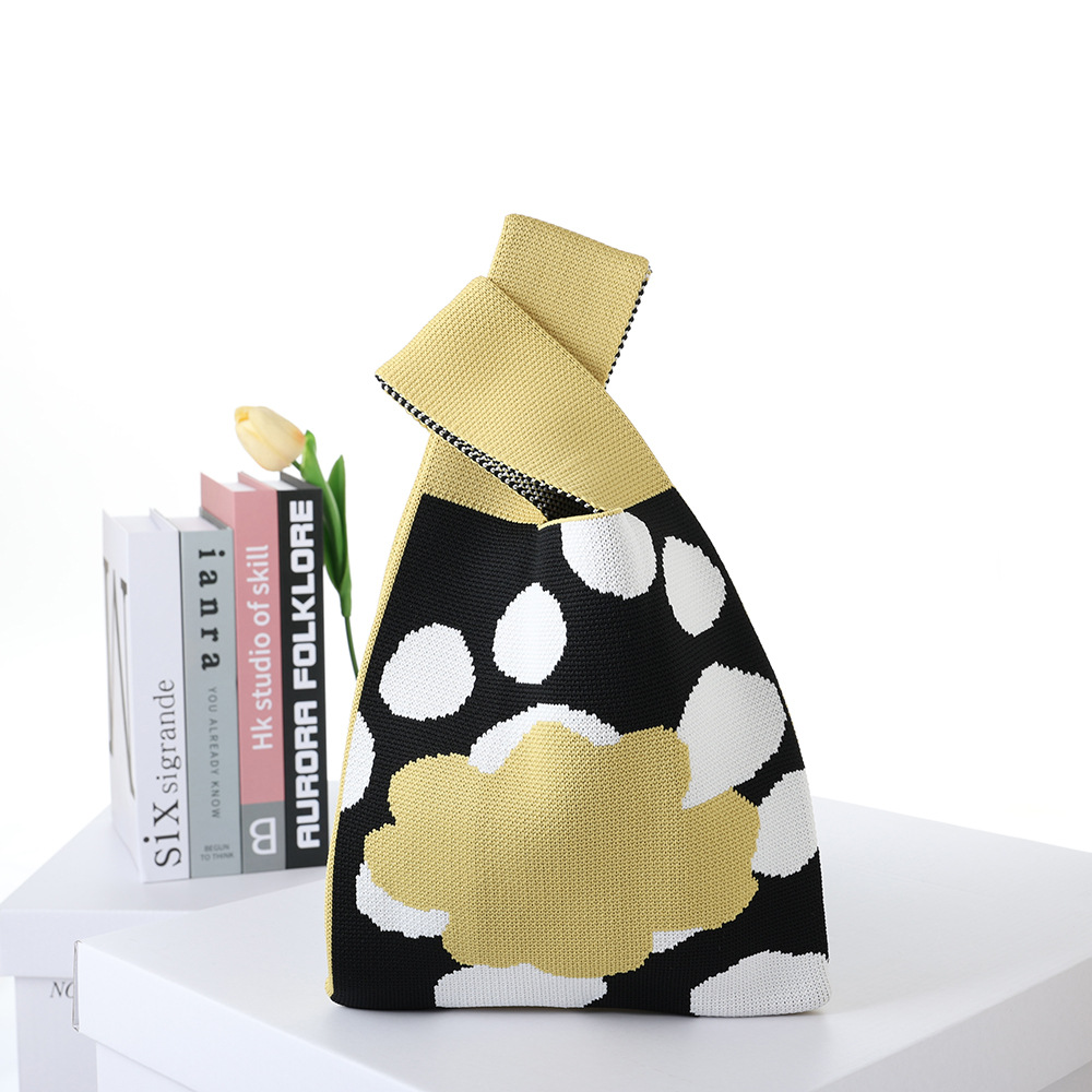 2024 Flying Weaving Bag Tote Bag Versión coreana del nuevo bolso de mano de moda Fabricante de bolsas de compras casuales de gran capacidad para estudiantes