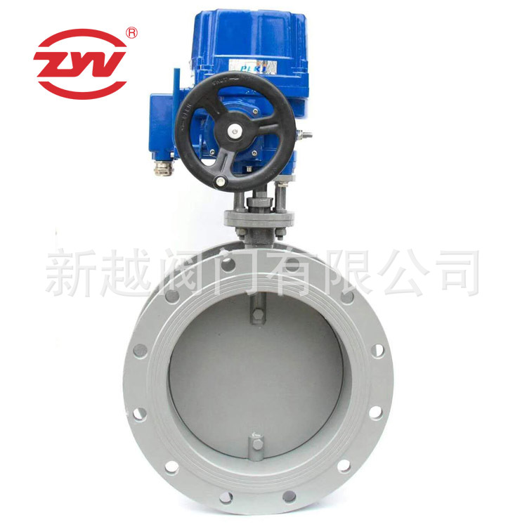 国标高温大口径气动电动涡轮法兰式伸缩不锈钢铸钢蝶阀手动调节阀