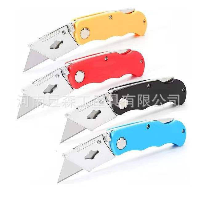 批发锌合金折叠刀折叠美工刀折刀裁纸刀壁纸刀介刀