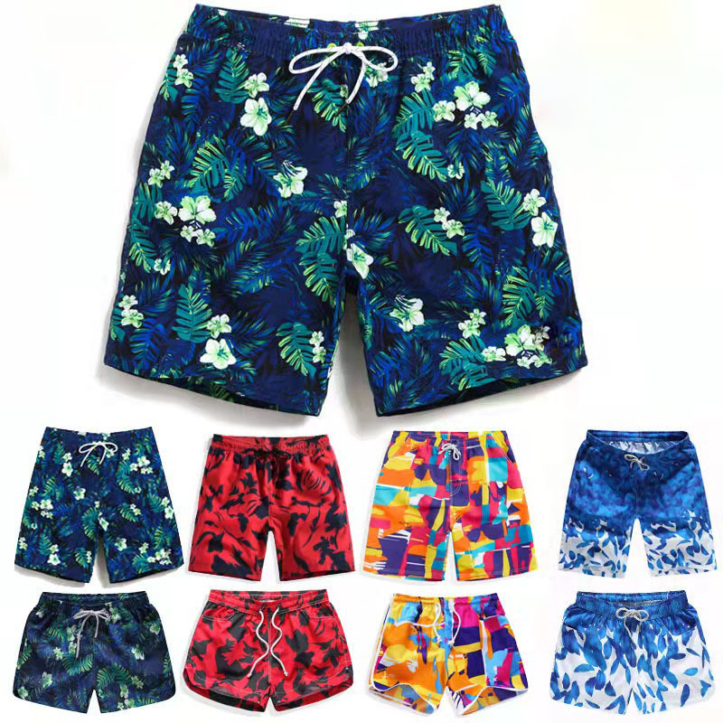 European and American Summer Beach Shorts 3D Digital Print Five-Point Shorts Swimming Trunks Men's Surf Pants Large Beach Shorts for Men European and American Summer Beach Shorts 3D Digital Print Five-Point Shorts Swimming Trunks Men's Surf Pants Large Beach Shorts for Men