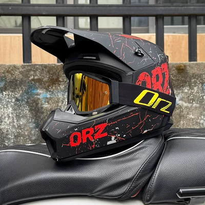 Motosiklet kaskı (dəbilqə) | Women, Rally Full-Face Helmet, Mountain