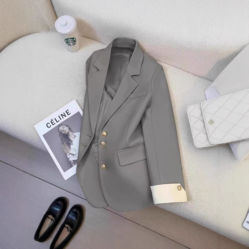 Spring and Autumn Blazer for Women 2026 New Spring Korean Style Design Niche Fashion Elegant Commuter Blazer for Women