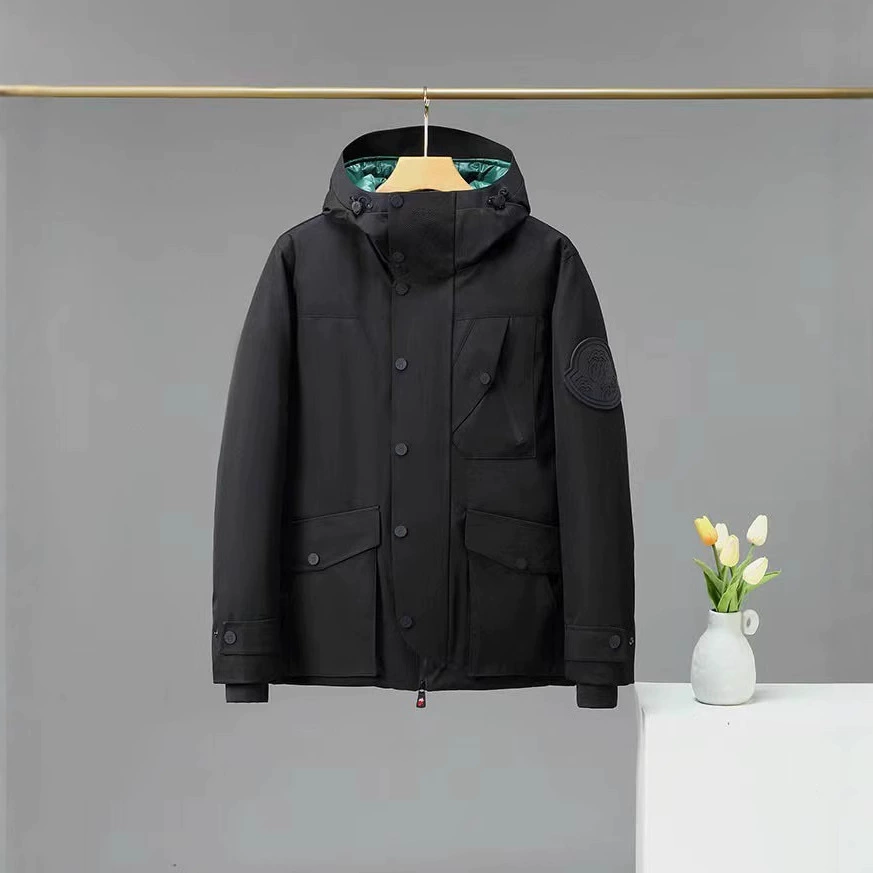Warm elite down jacket, ski ski suit with hood