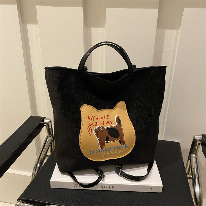 Bagos de gran capacidad para chicas encantadoras otoño / invierno 2024 nuevo estilo retro bolso de hombro de moda alta sensación bolso de brazo