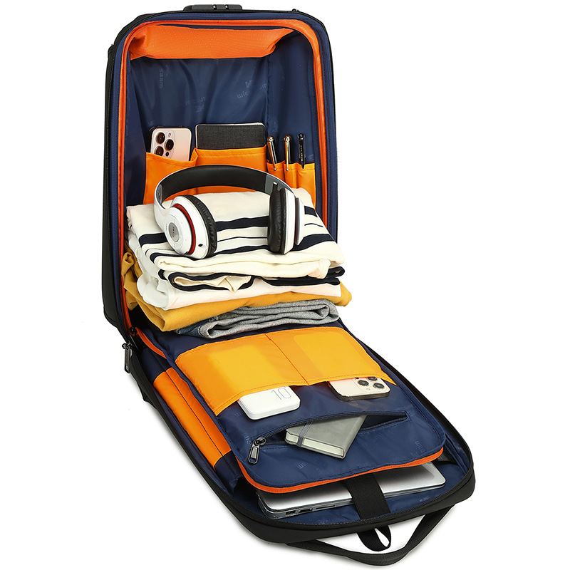 Zakelijke rugzak Trendy waterdichte rugzak voor heren Anti-diefstal rugzak voor heren Grote capaciteit Zakelijke reis Multifunctionele reiscomputertas Lichtgewicht_voghion.com