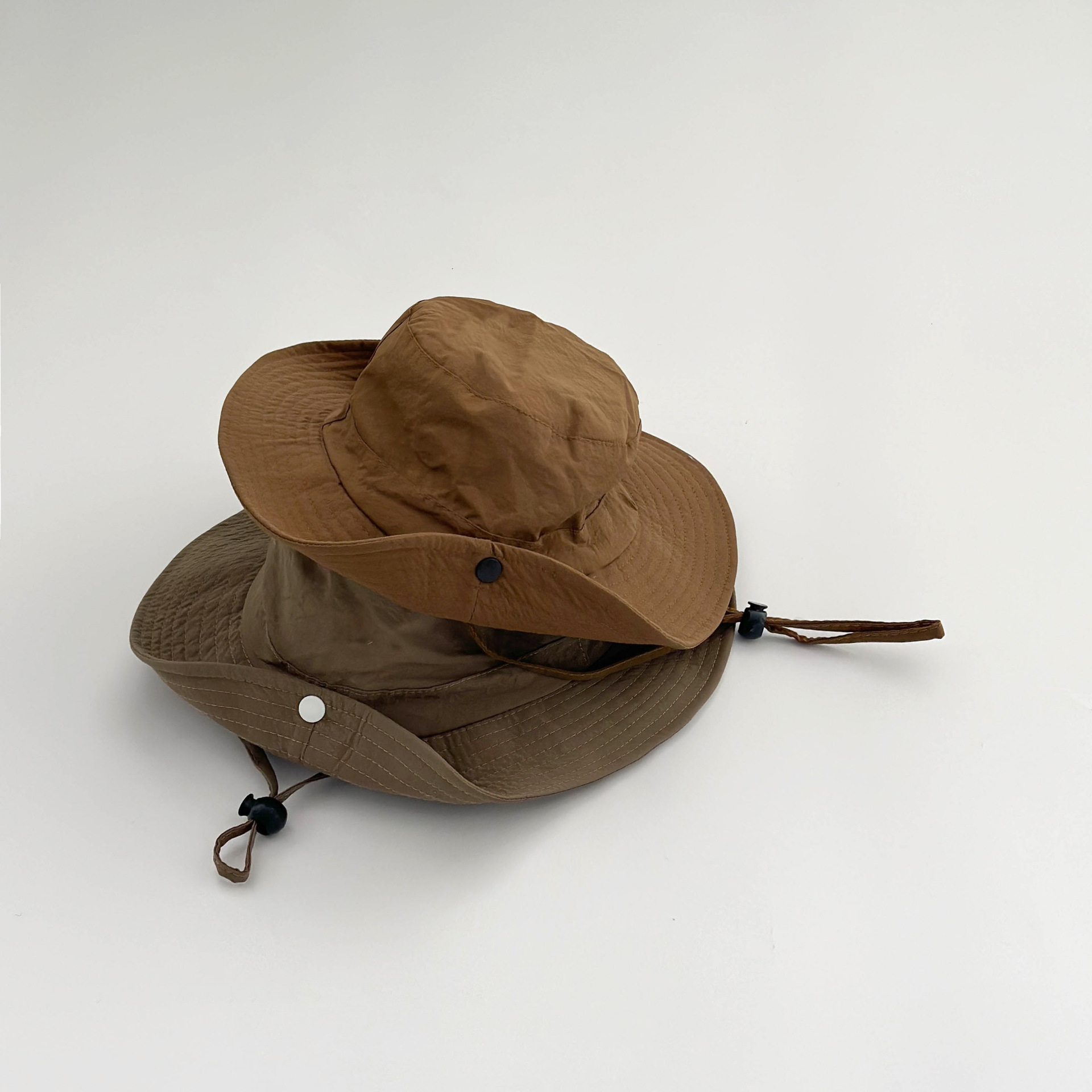 Sombrero de bebé coreano verano delgado sombrero de pescador para niños alero grande deportes al aire libre montañismo camping sombra sombrero de secado rápido