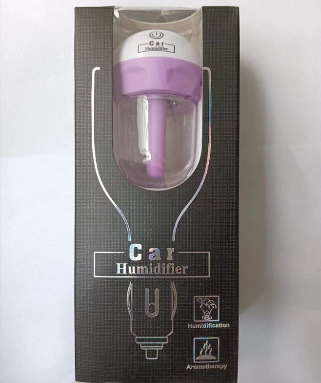 Car humidifier car household air purifier atomized spray and aromatherapy car sterilization deodorization and odor removal