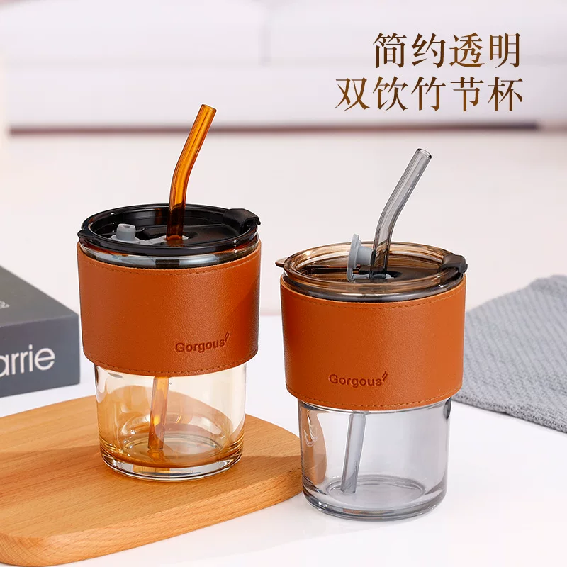 Высококачественная чашка для чая, стеклянная Coffee glass with glass, подарок на день рождения